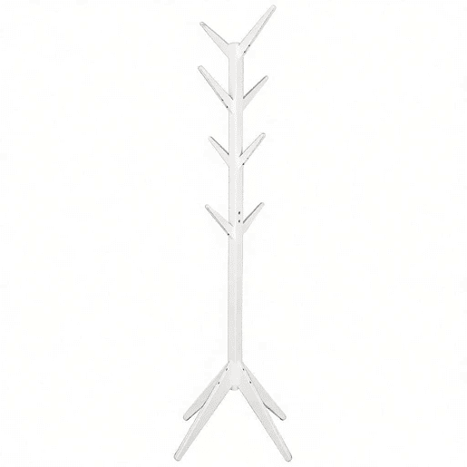 Cabideiro de parede - Design moderno e elegante para a sala de estar - Branco