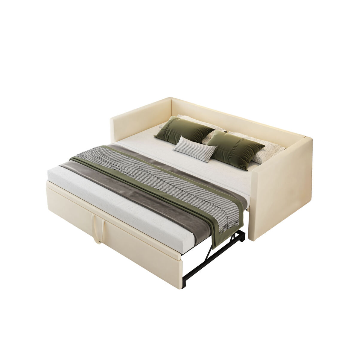Cama doble 2 en 1. Cama de dormitorio