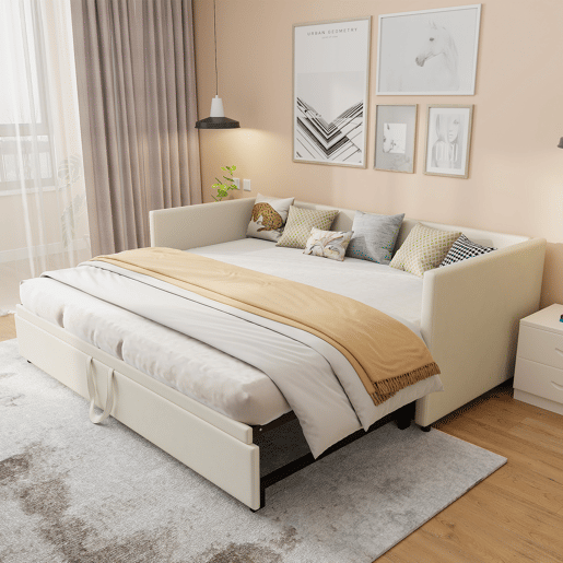 Cama 90x200180x200cm, sofá-cama com base de tração, cama de adolescente, cama de hóspedes, cama infantil Cama 90x200180x200cm, sofá-cama com base de tração, cama de adolescente, cama de hóspedes, cama infantil
