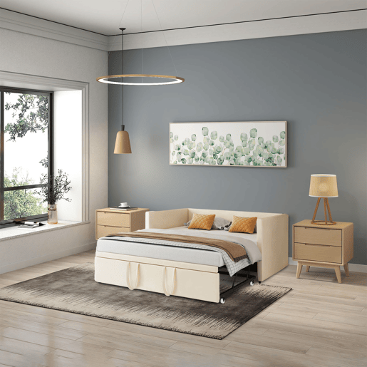 Cama 90x200180x200cm, sofá-cama com base de tração, cama de adolescente, cama de hóspedes, cama infantil Cama 90x200180x200cm, sofá-cama com base de tração, cama de adolescente, cama de hóspedes, cama infantil
