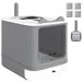 Arenero para Gato ABS, PP PawHut Arenero para Gato ABS, PP PawHut Blanco