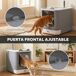 Arenero para Gato ABS, PP PawHut Arenero para Gato ABS, PP PawHut Blanco