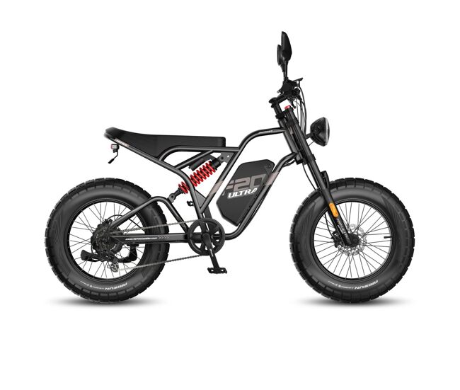 Bicicleta eléctrica fafrees f20 ultra (homologación tipo ue l1e-b) - motor 750w batería 48v25ah neumáticos 20 pulgadas frenos mecánicos - negro