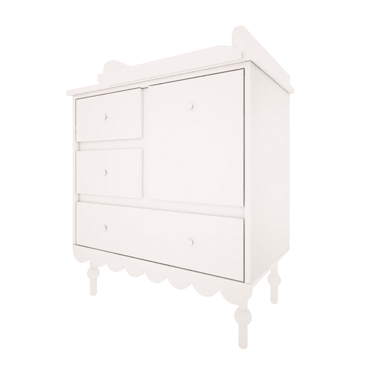 Muda-fraldas Wood Luck Babushka Branco Muda-fraldas Wood Luck Babushka Branco