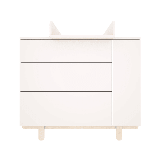 Muda-fraldas Wood Luck Romy Branco