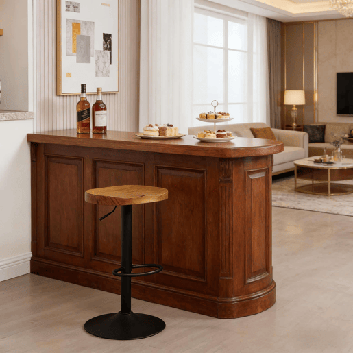 Banco de bar - Design moderno, assento alto para o pequeno-almoƧo e a cozinha - Madeira Banco de bar - Design moderno, assento alto para o pequeno-almoƧo e a cozinha - Madeira