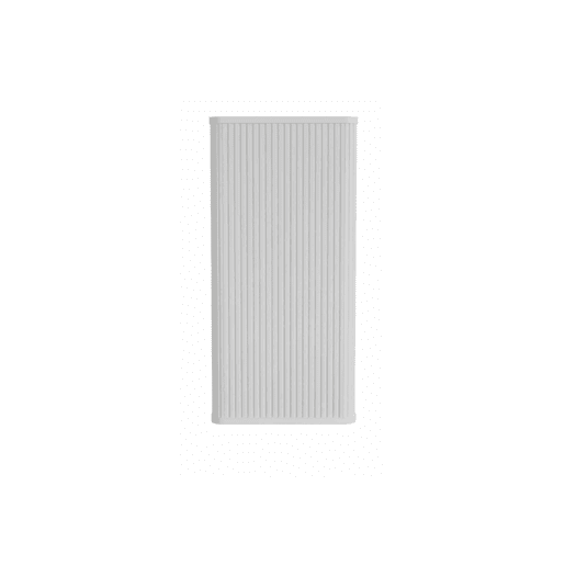 Armário de casa de banho suspenso - Design com ranhuras para espaços pequenos, arrumação na parede - Branco Armário de casa de banho suspenso - Design com ranhuras para espaços pequenos, arrumação na parede - Branco