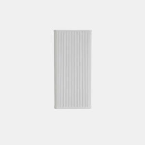 Armário de casa de banho suspenso - Design com ranhuras para espaços pequenos, arrumação na parede - Branco