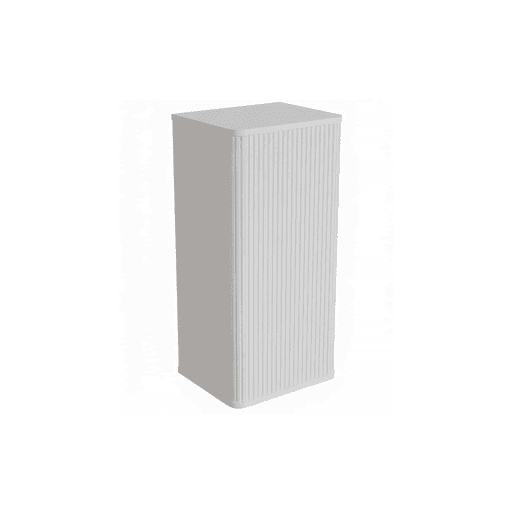 Armário de casa de banho suspenso - Design com ranhuras para espaços pequenos, arrumação na parede - Branco Armário de casa de banho suspenso - Design com ranhuras para espaços pequenos, arrumação na parede - Branco