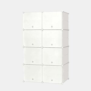 Organizador modular para sapatos - Multifuncional para roupeiro, casa de banho e escritório - Branco