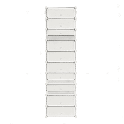 Armário modular para sapatos 40x30x170 cm - Organizador multifuncional para sapatos, livros, brinquedos e roupa - Branco Armário modular para sapatos 40x30x170 cm - Organizador multifuncional para sapatos, livros, brinquedos e roupa - Branco