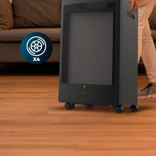 Cecotec Aquecedor a Gás ReadyWarm 5300 Catalytic. 3000W de Potência em 2 Níveis, Calor Uniforme, Triplo Sistema de Segurança