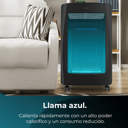 Cecotec Aquecedor a Gás Dobrável Chama Azul ReadyWarm 4500 BlueFlame Foldable. 4200 W, 2 Níveis de Potência