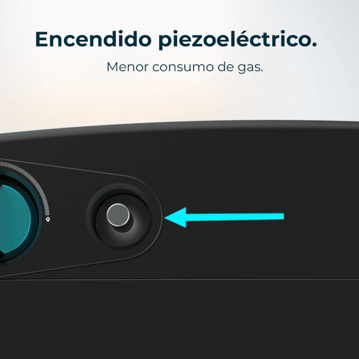Cecotec Aquecedor a Gás Dobrável Chama Azul ReadyWarm 4500 BlueFlame Foldable. 4200 W, 2 Níveis de Potência