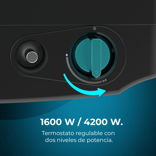 Cecotec Aquecedor a Gás Dobrável Chama Azul ReadyWarm 4500 BlueFlame Foldable. 4200 W, 2 Níveis de Potência