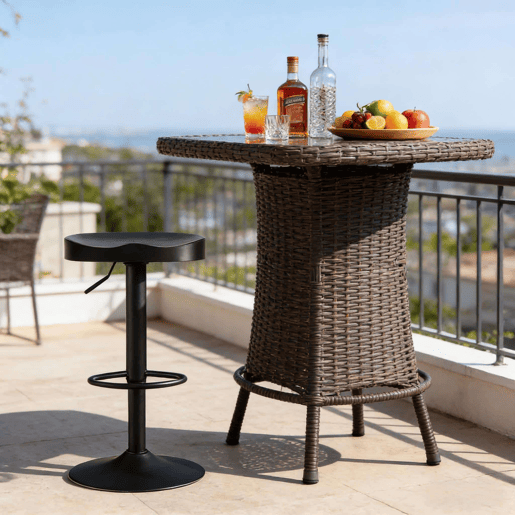 Banco de bar de 38 cm u2013 estilo moderno, assento alto para o pequeno-almoƧo e sala de jantar u2013 preto Banco de bar de 38 cm u2013 estilo moderno, assento alto para o pequeno-almoƧo e sala de jantar u2013 preto