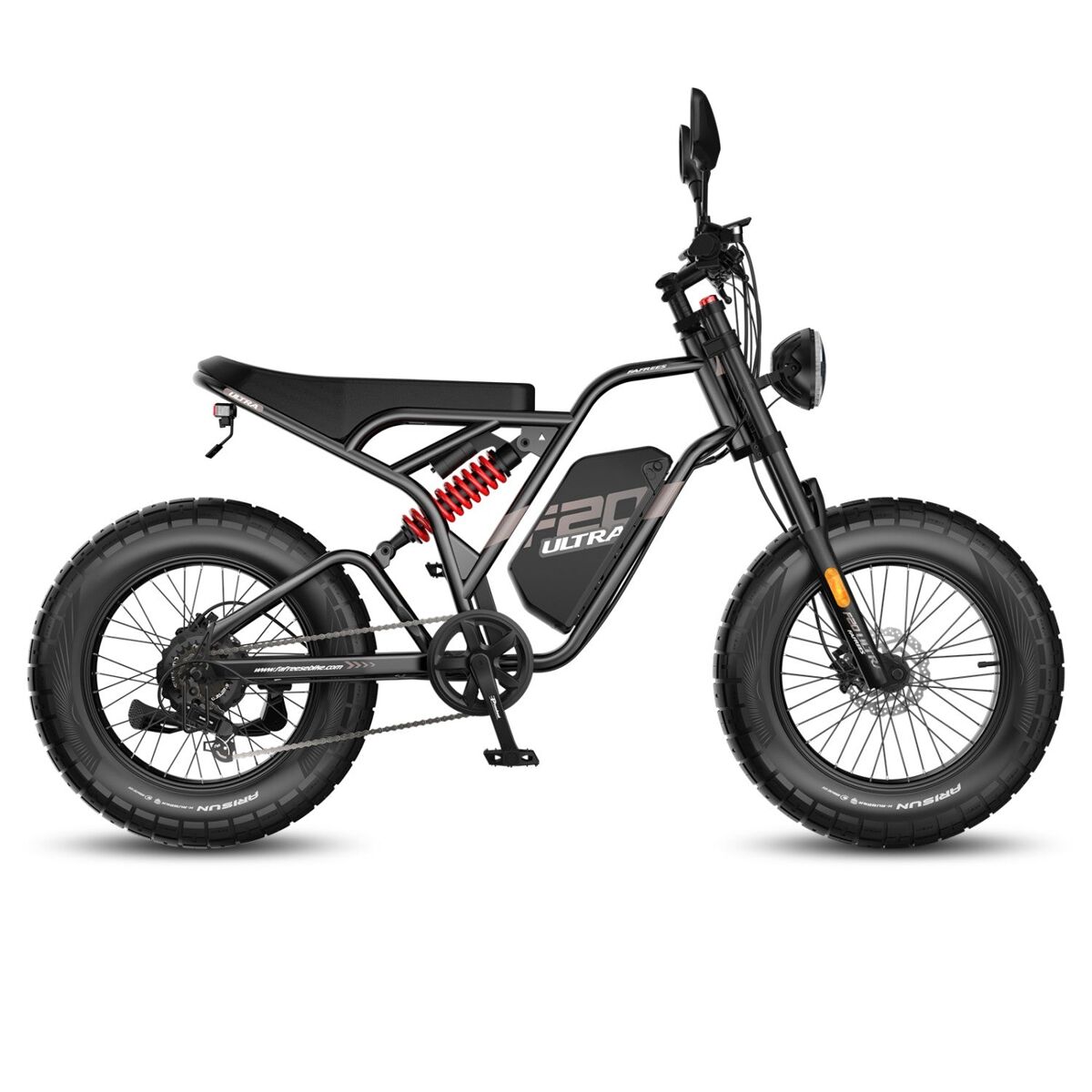 Bicicleta eléctrica fafrees f20 ultra (homologación tipo ue l1e-b) - motor 750w batería 48v25ah neumáticos 20 pulgadas frenos hidráulicos - negro