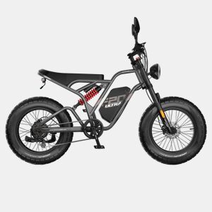 E-bike FAFREES F20 Ultra (Homologação UE L1e-B) - Motor 750W Bateria 48V25AH Pneus 20 Polegadas Travões hidráulicos - Cinza