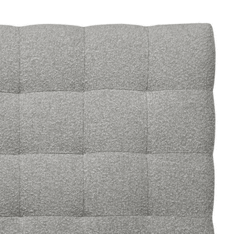 Cabeceira de cama Ascot quadrada Taupe - 120 x 150 cm, altura 120 cm Cabeceira de cama Ascot quadrada Taupe - 120 x 150 cm, altura 120 cm