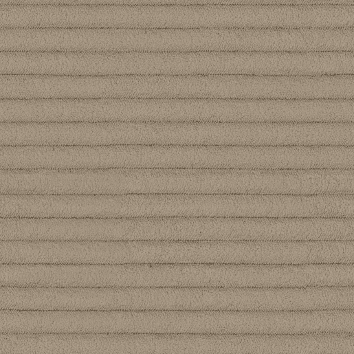 Sofá Modular 3+1+Puff Veludo cotelê Taupe Altura 68 cm Skoffa