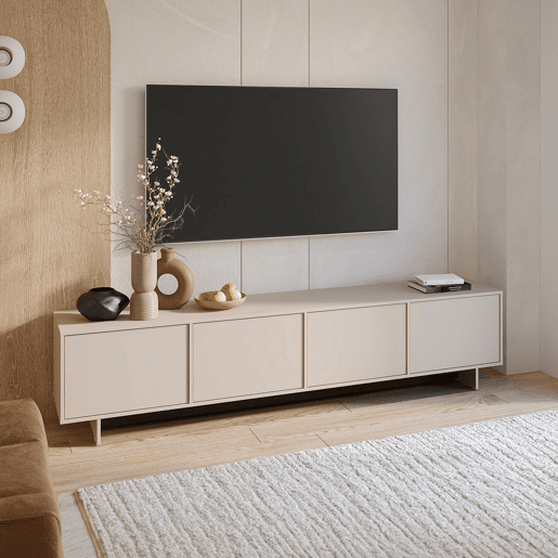 Móvel de TV 4 portas 221 cm Tadao Caxemira