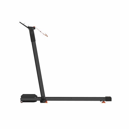 Passadeira compacta 2 em 1 - portátil com aplicação, inclinação ajustável, para caminhar, correr e trotar, capacidade de 120 kg - Preto Passadeira compacta 2 em 1 - portátil com aplicação, inclinação ajustável, para caminhar, correr e trotar, capacidade de 120 kg - Preto