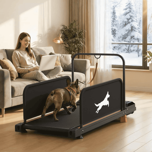 Passadeira para cães de pequeno porte - treino silencioso e portátil para animais de estimação, máquina de fitness para interior, Edição 2026 - Preto Passadeira para cães de pequeno porte - treino silencioso e portátil para animais de estimação, máquina de fitness para interior, Edição 2026 - Preto