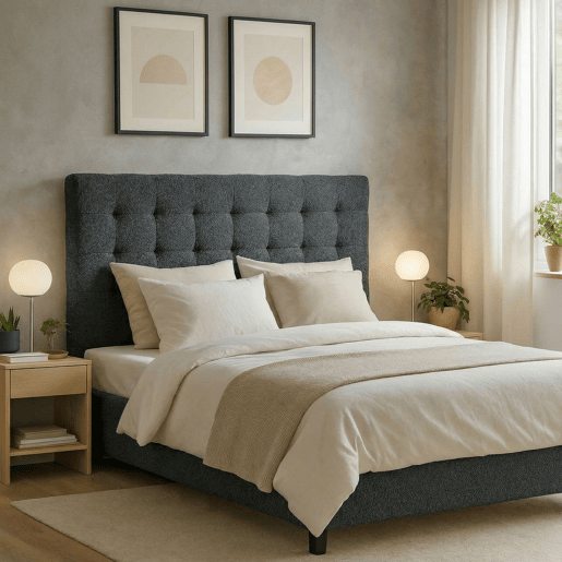 Cabeceira de Cama Ascot Quadrados 120 x 190 cm, altura 120 cm, Indream