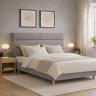 Cabeceira de Cama 2 Linhas Milano Ash 120 x 120 cm