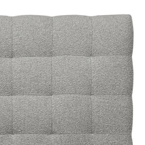 Cabeceira de cama quadrada Ascot Taupe - 120 x 200 cm, altura 120 cm Indream