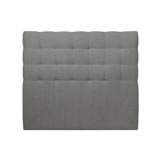 Cabeceira de cama quadrada Ascot Graphite 120 x 135 cm - Altura 120 cm Indream