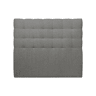 Cabeceira Ascot Graphite 120 x 120 cm