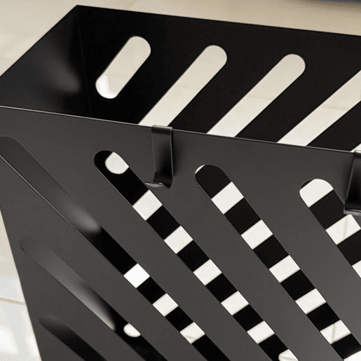 HOMCOM Suporte para Guarda-Chuvas Estreito em Aço Galvanizado com Tabuleiro Recolhe-Gotas Amovível e 4 Ganchos, 28x14x41 cm, Preto