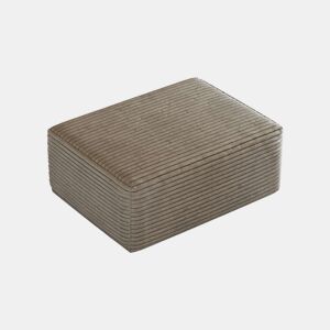 Puf decorativo 70 x 95 x 40 cm u2013 estofamento macio e design moderno u2013 Camel