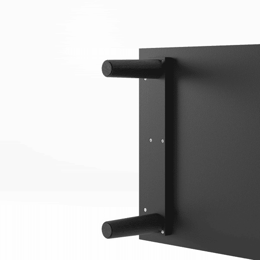 Armário de rattan com duas portas, 80 cm u2013 para sala de jantar, sala de estar ou hall de entrada u2013 preto Armário de rattan com duas portas, 80 cm u2013 para sala de jantar, sala de estar ou hall de entrada u2013 preto