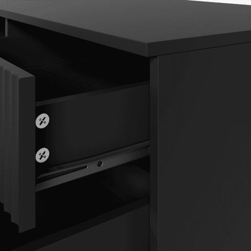 Mesa de centro Nand com 2 gavetas 100x50x45cm Preto en.casa