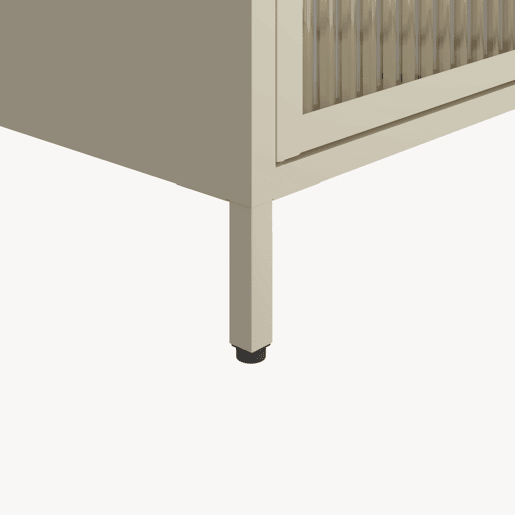 Vitrina Säkylä 2 portas aço 180x80x35 cm Camelo en.casa Vitrina Säkylä 2 portas aço 180x80x35 cm Camelo en.casa