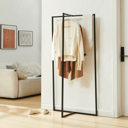 Percheiro Norjad metal 160x80x41 cm - Preto en.casa