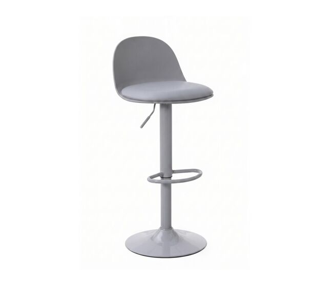 Pack 4 taburetes alto regulable vexa total - gris claro