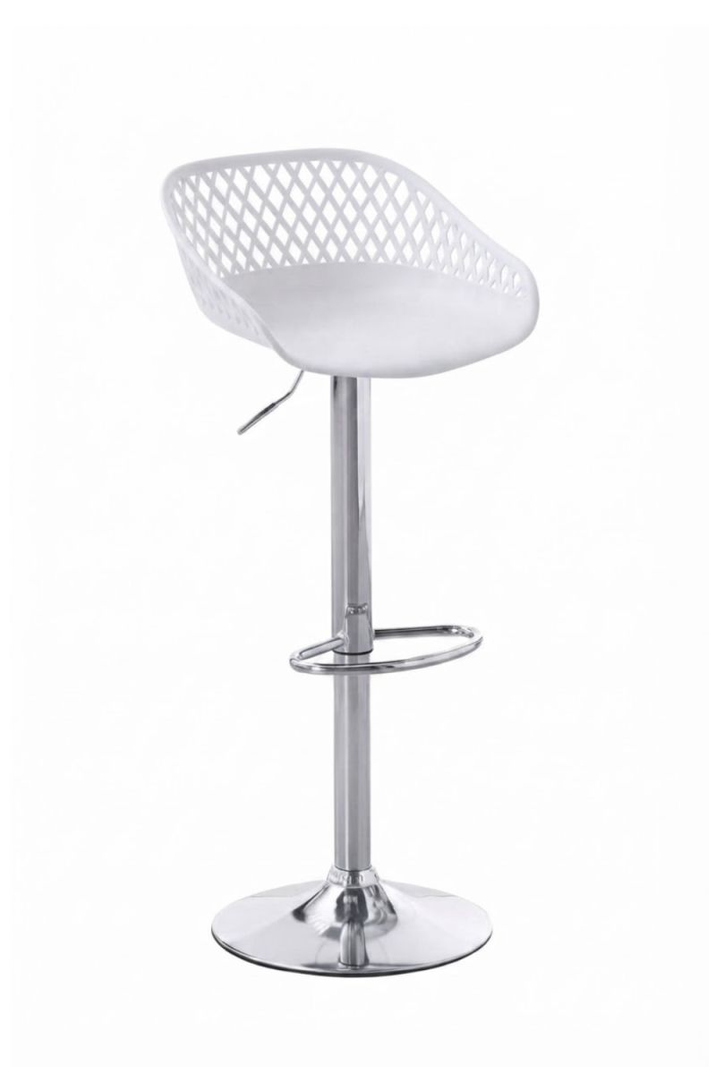Pack 2 taburetes alto regulable avera - blanco