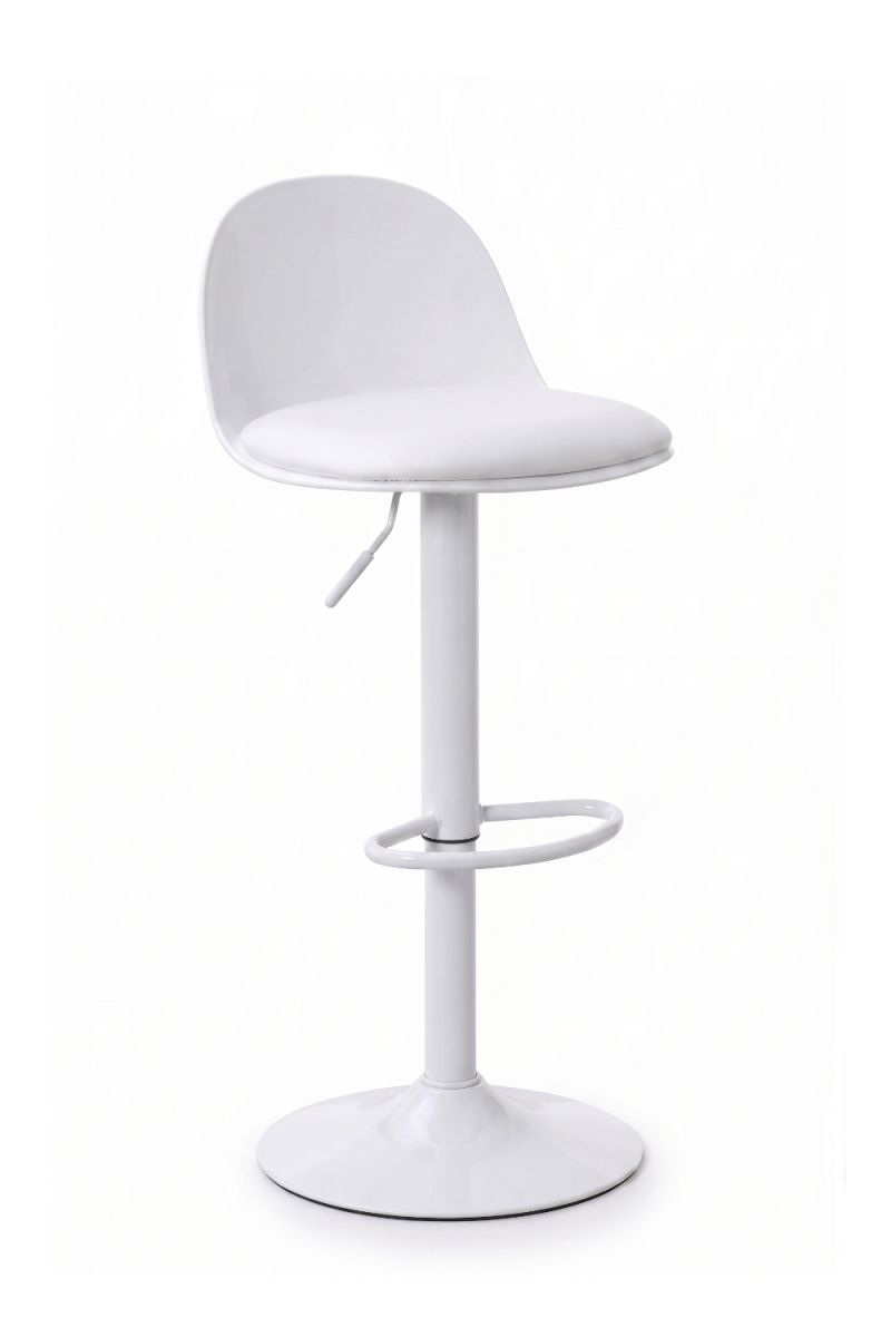 Pack 6 taburetes alto regulable vexa total - blanco