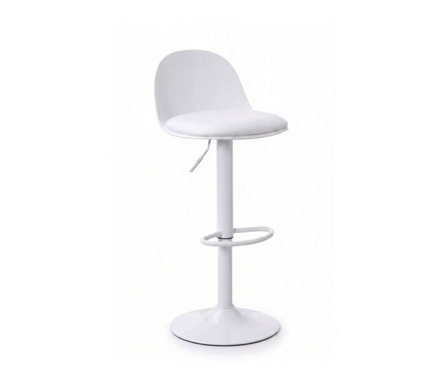 Pack 6 taburetes alto regulable vexa total - blanco