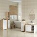 Armario de Baño Armario de Baño Natural/ Blanco