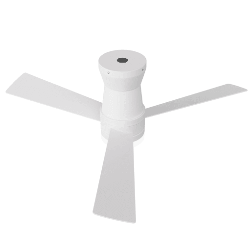 Ventoinha de teto com luz branca 42 polegadas, 3 pás, motor DC silencioso, montagem baixa com comando à distância Ventoinha de teto com luz branca 42 polegadas, 3 pás, motor DC silencioso, montagem baixa com comando à distância