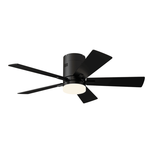 Ventoinha de teto com luz totalmente preta 42 polegadas, 5 pás, motor DC silencioso, montagem baixa com comando à distância Ventoinha de teto com luz totalmente preta 42 polegadas, 5 pás, motor DC silencioso, montagem baixa com comando à distância