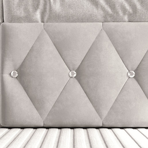 Cama Estofada 140x200 cm bege em Veludo com Arrumação Hidráulica, Cabeceira Ajustável e LED Cama Estofada 140x200 cm bege em Veludo com Arrumação Hidráulica, Cabeceira Ajustável e LED