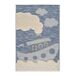 Alfombra infantil barco CHINKY - ATTICGO Alfombra infantil barco CHINKY - ATTICGO Azul
