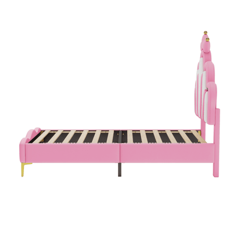 Cama 90x200cm, LED, cama jovem, cama infantil