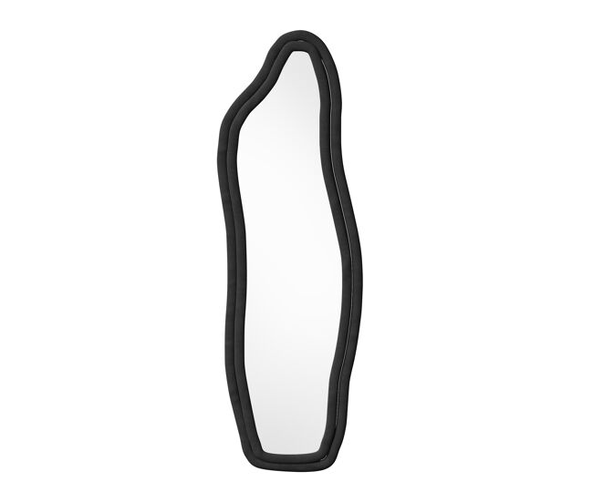 Espejo de cuerpo entero de 140 x 45 cm – espejo negro de pie o de pared, ideal para dormitorios y vestidores