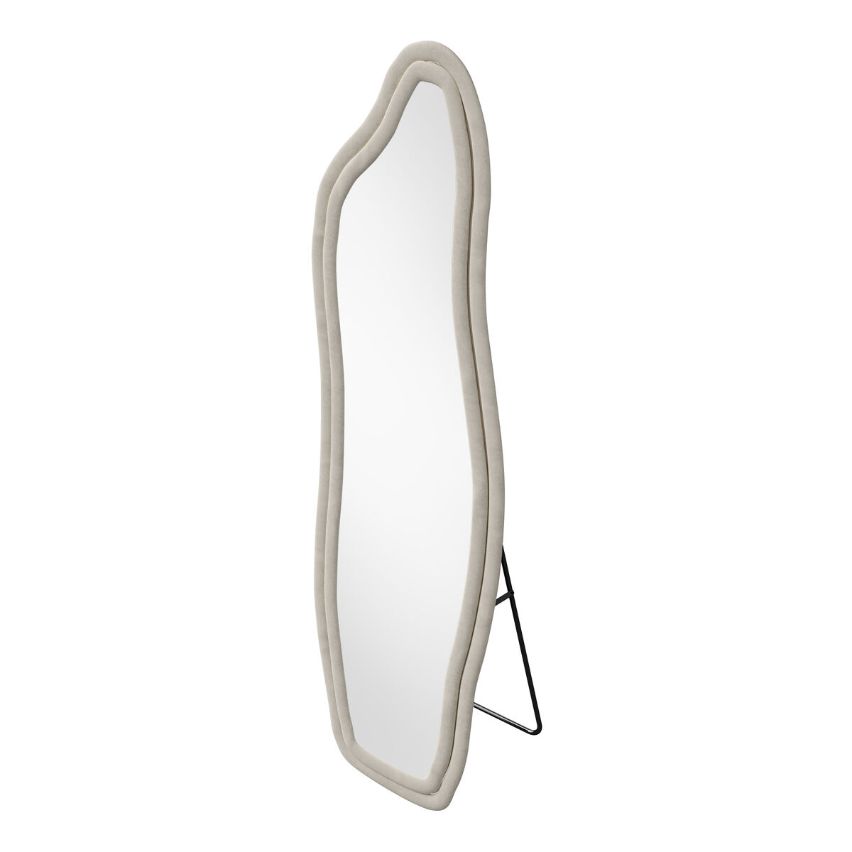 Espejo de cuerpo entero de 140 x 45 cm – espejo blanco de pie o de pared, ideal para dormitorios y vestidores